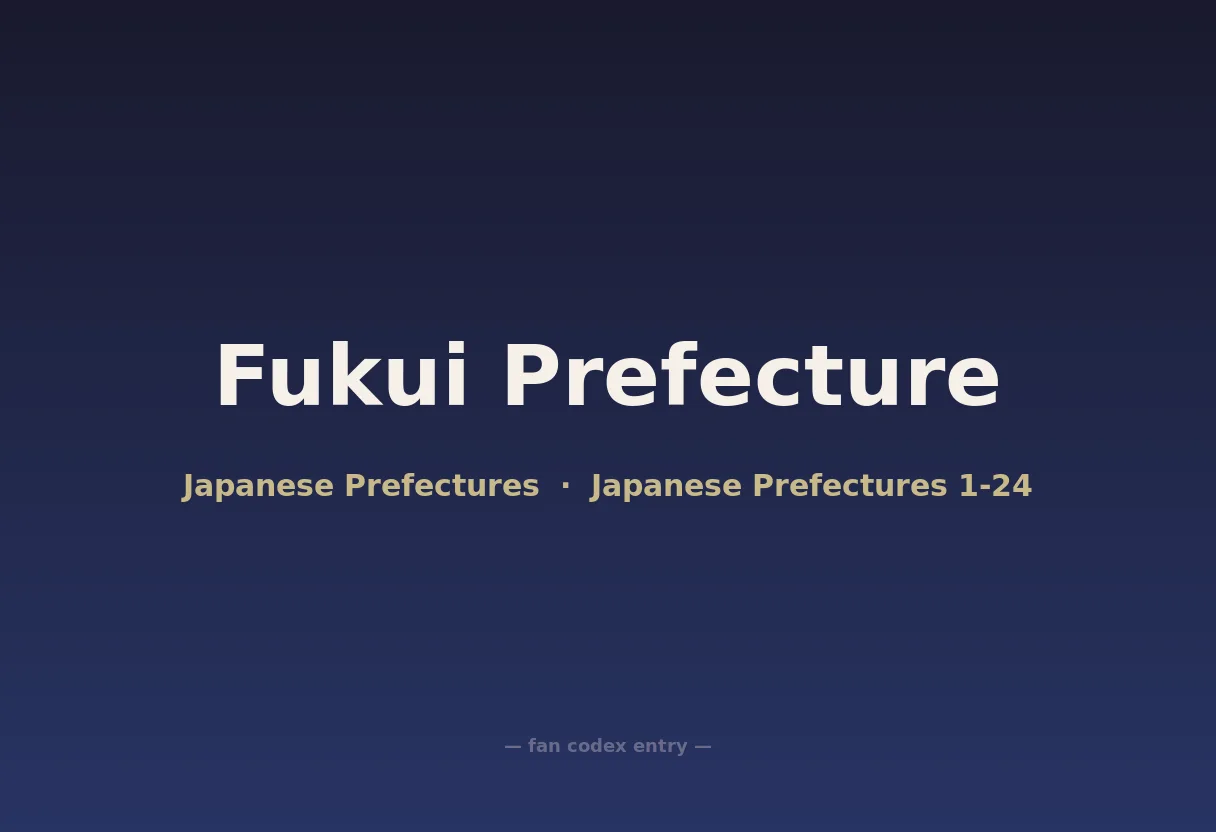 Fukui Prefecture