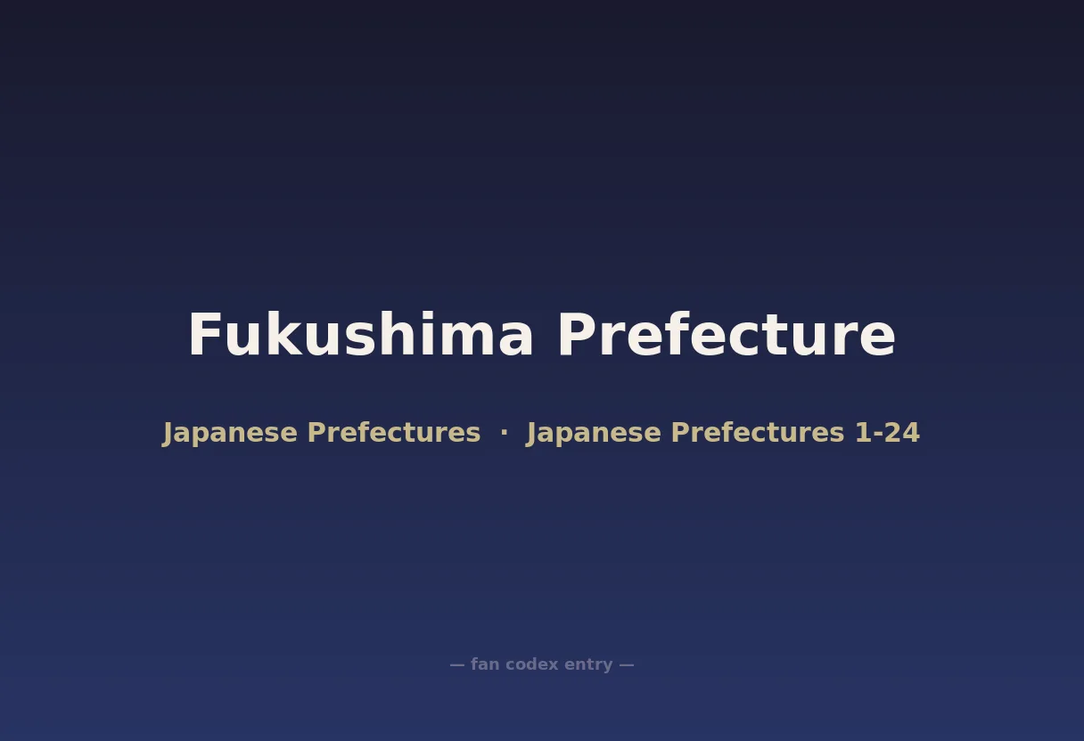 Fukushima Prefecture