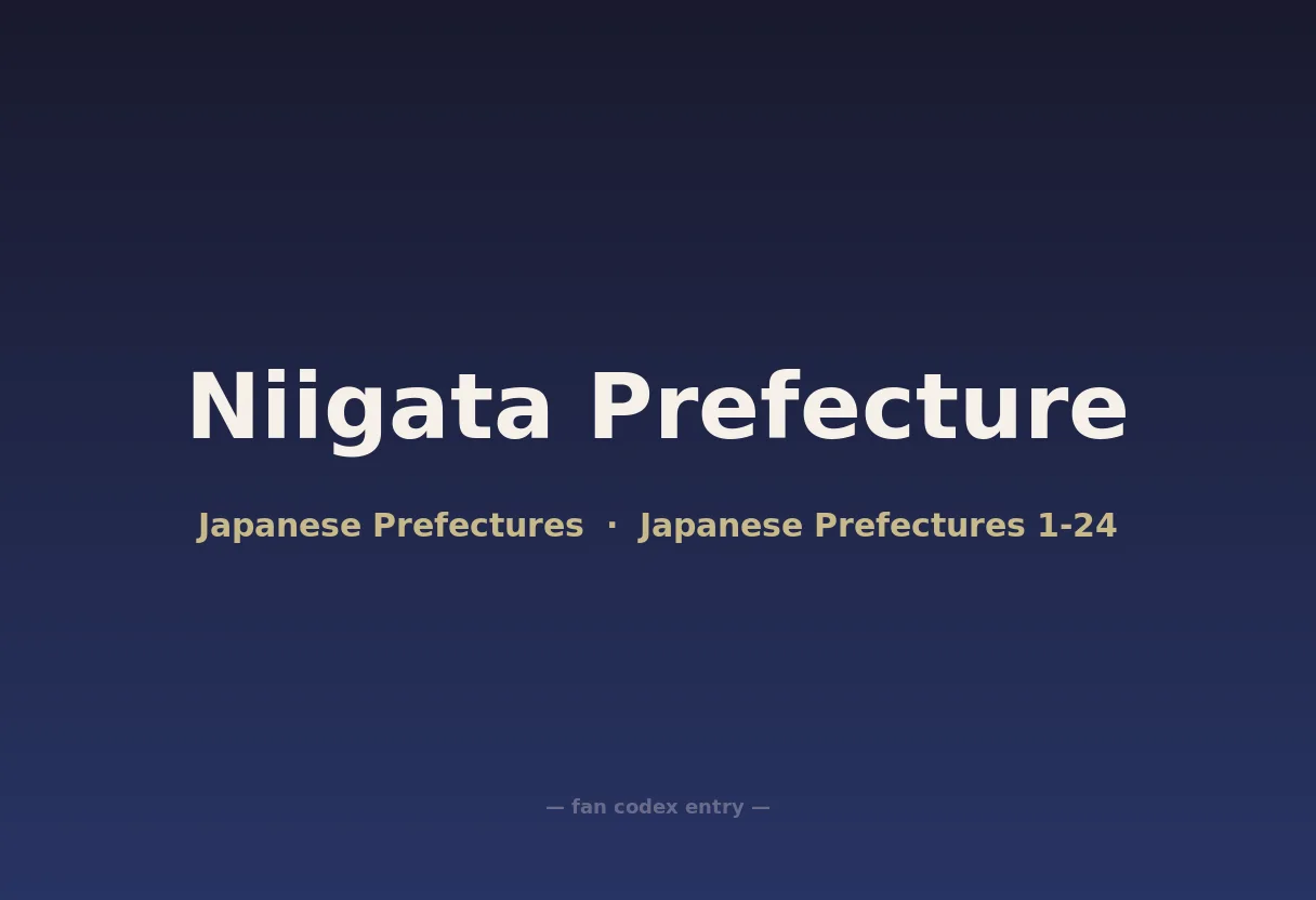 Niigata Prefecture