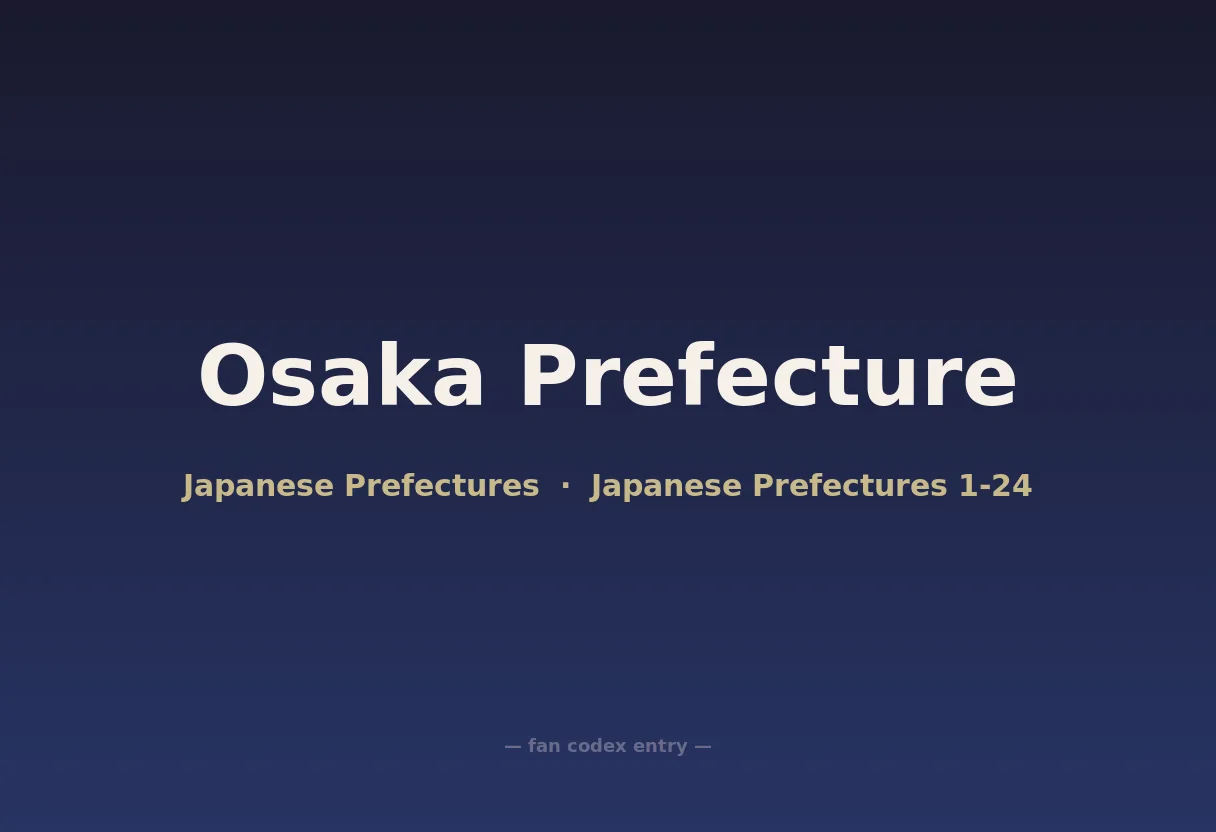 Osaka Prefecture