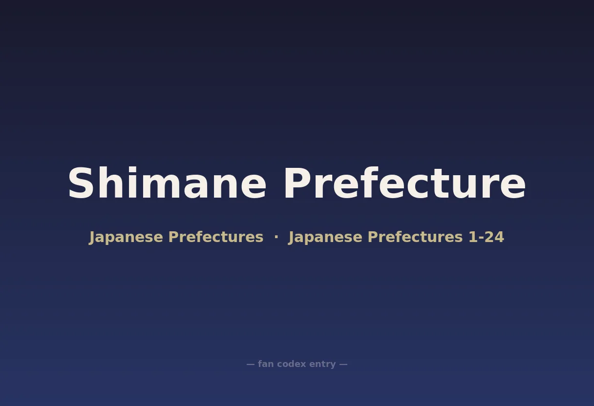 Shimane Prefecture
