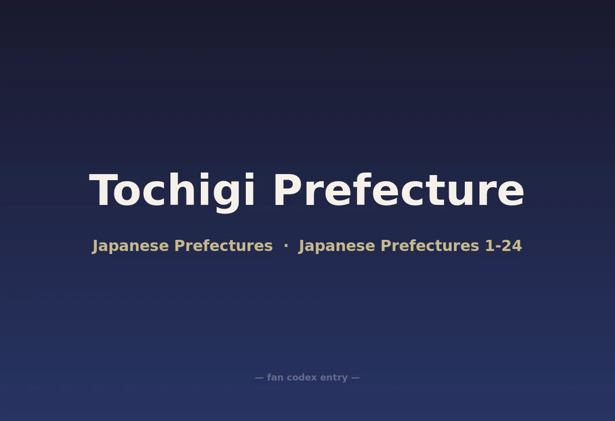 Tochigi Prefecture