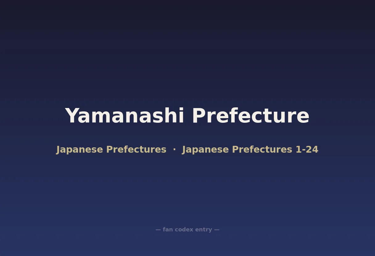 Yamanashi Prefecture